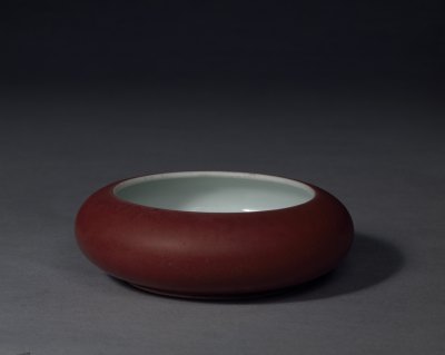 图片[1]-Cowpea red glaze washing-China Archive